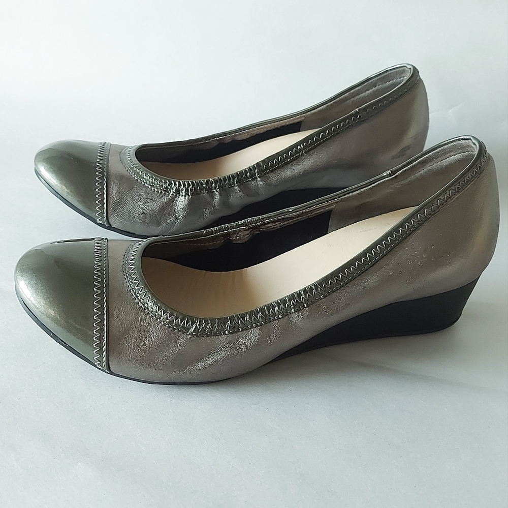 Cole Haan Gray Wedges